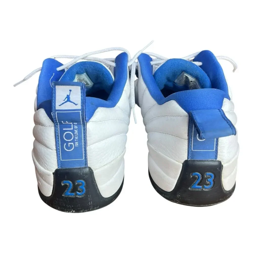 Nike Air Jordan 12 Low Golf White Game Royal Men’s Size 15 Golf Shoes Sneakers